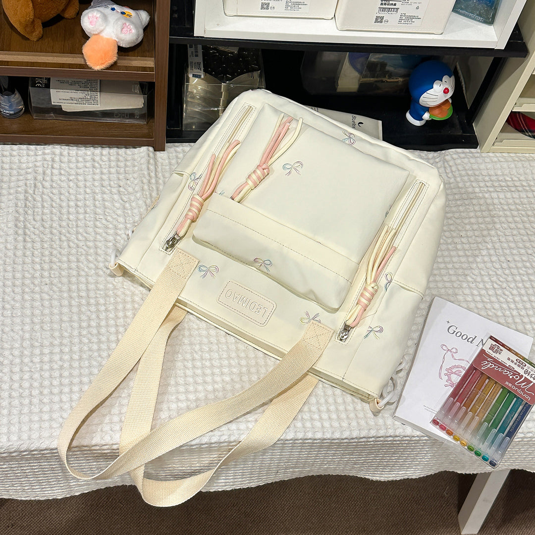 Embroidered Multi-Functional Backpack Kalsten
