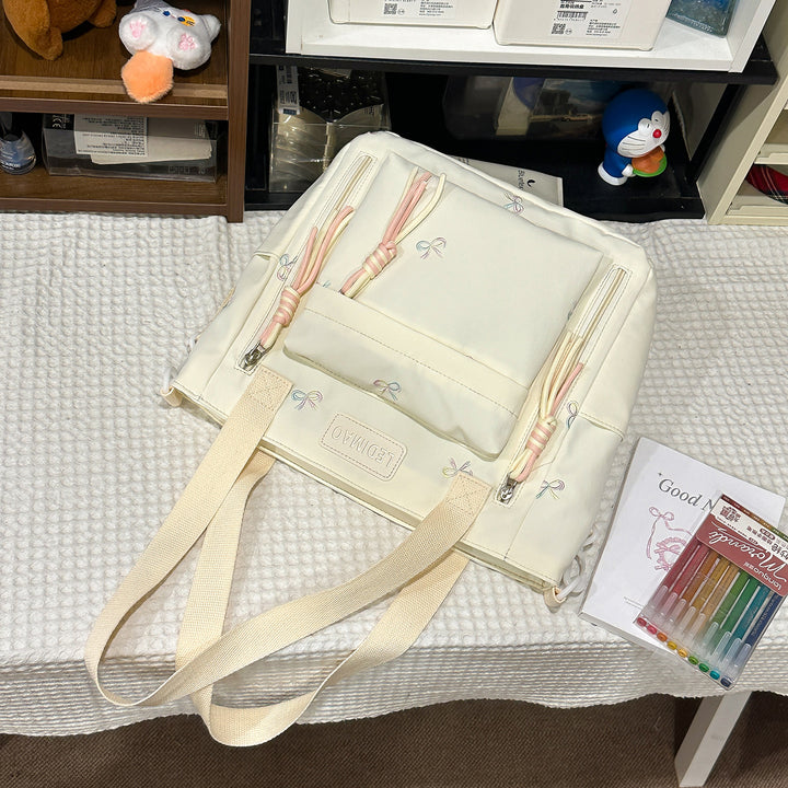 Embroidered Multi-Functional Backpack Kalsten