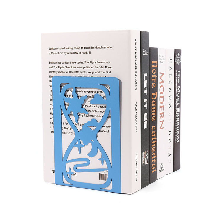 Artistic Deer-Themed Metal Bookends