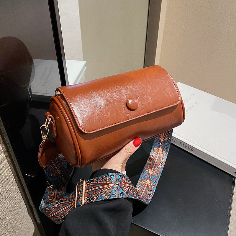 Vintage Roll-Top Handbag