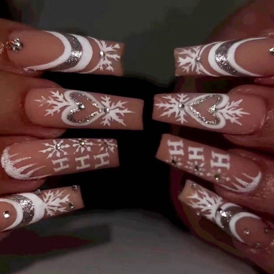 Elegant Decorative Press-On Nail Set Kalsten