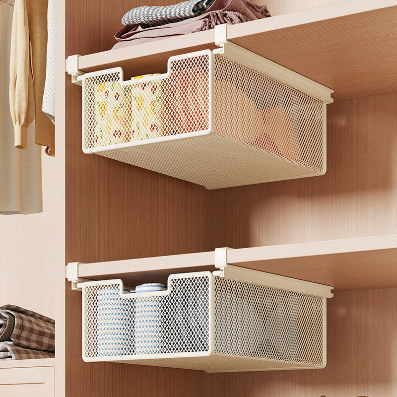 Under-Shelf Pull-Out Mesh Storage Basket