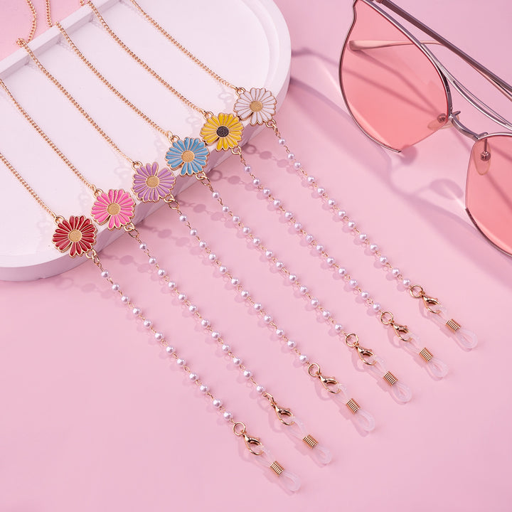 Floral Design Eyewear Chain Holder Kalsten