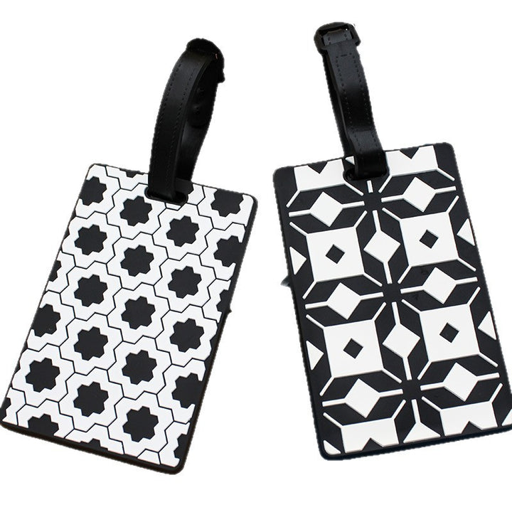 Women's Luggage Tag in Modern Geometric Design Kalsten