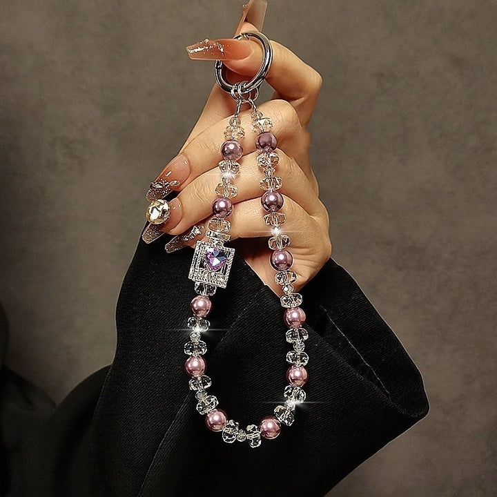 Crystal Beaded Charm Keychain Kalsten