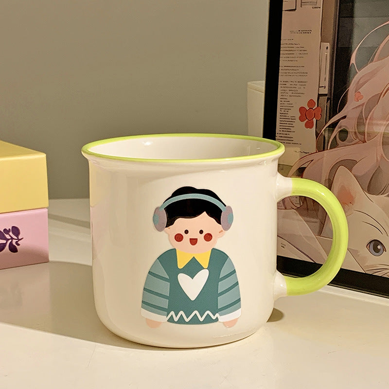 Ceramic mug with cute children's design Kalsten