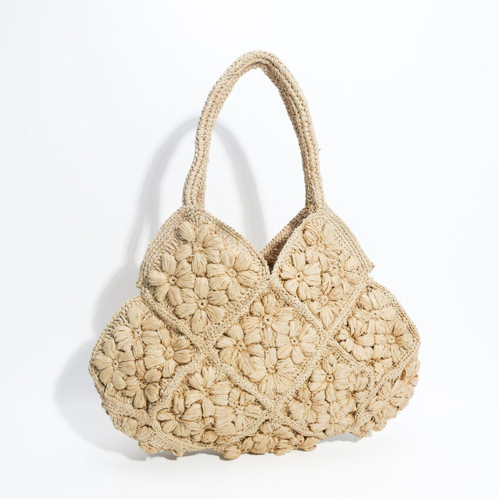 Macrame Bag with Floral Pattern Kalsten
