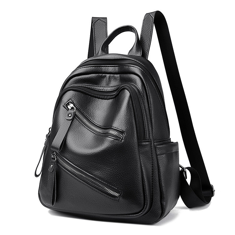 Fashionable Leather Backpack Kalsten