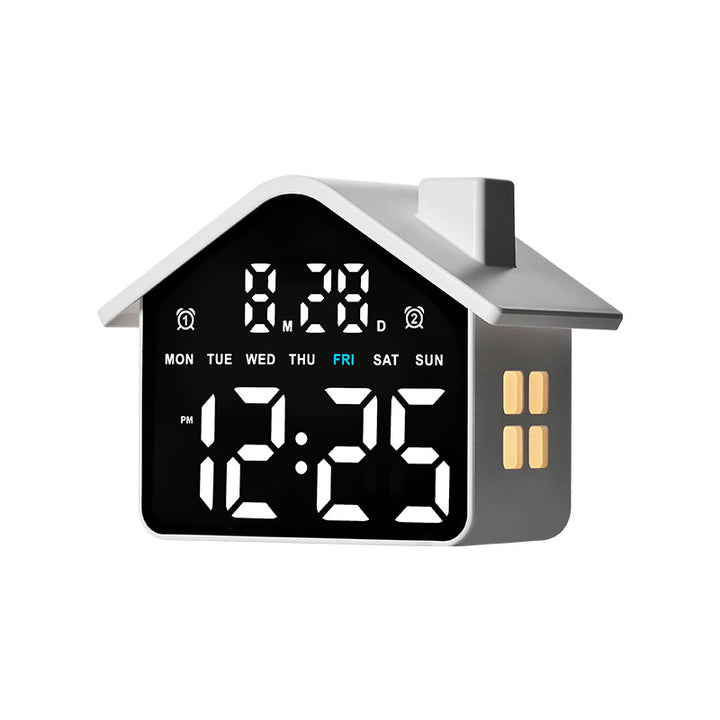Digital Alarm Clock in Creative House Design Kalsten