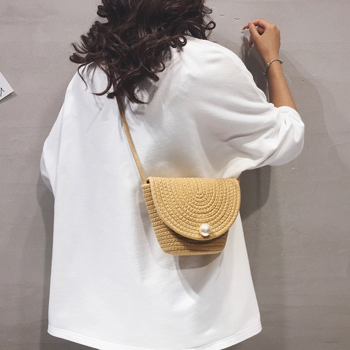 Ladies Stylish Clutch made of woven material Kalsten