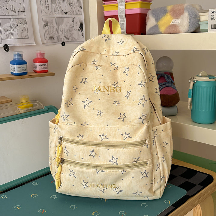 Star-Patterned School Backpack Kalsten