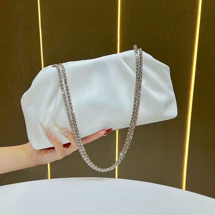 Stylish Metallic Evening Handbag