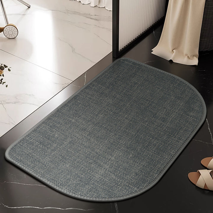 Half-Moon Decorative Entry Mat for Home