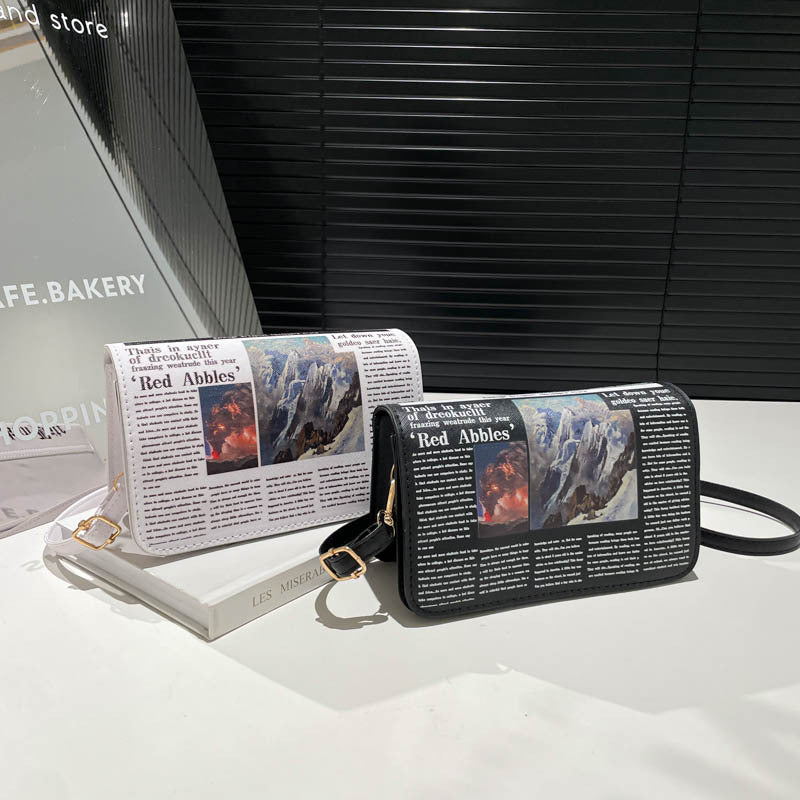 Illustrated Crossbody Bag