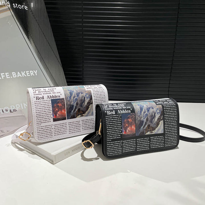 Illustrated Crossbody Bag
