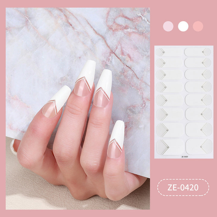 Glittering Nail Wraps