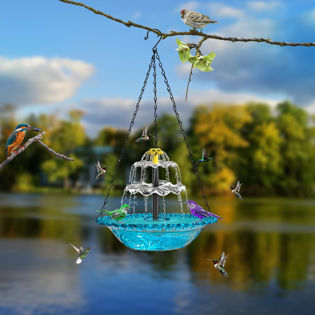 Decorative Hanging Bird Bath Fountain Kalsten