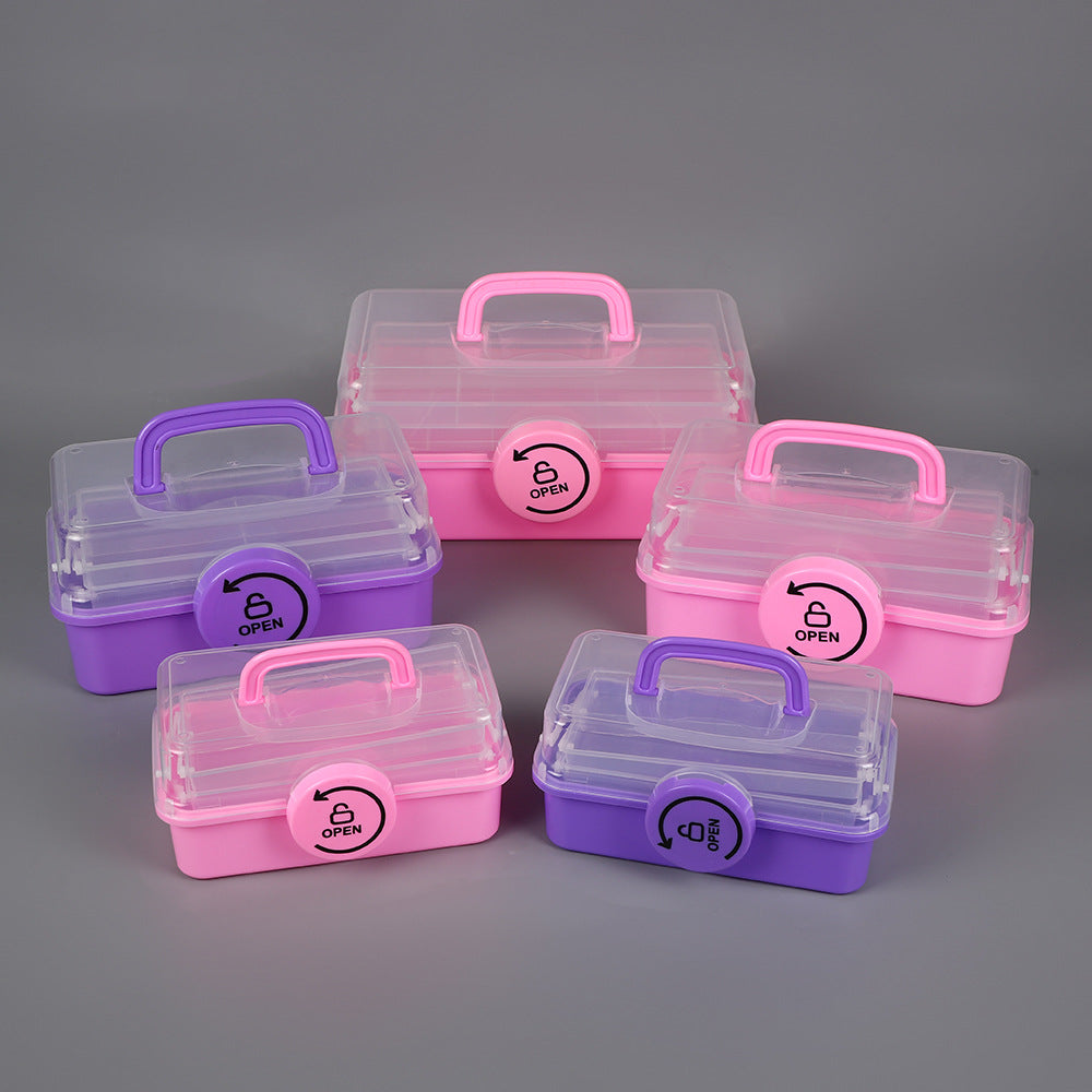 Portable Multi-Section Craft Storage Box Kalsten