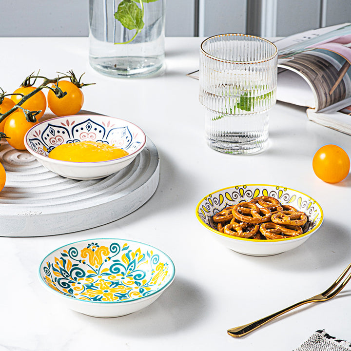 Decorative Patterned Serving Bowls