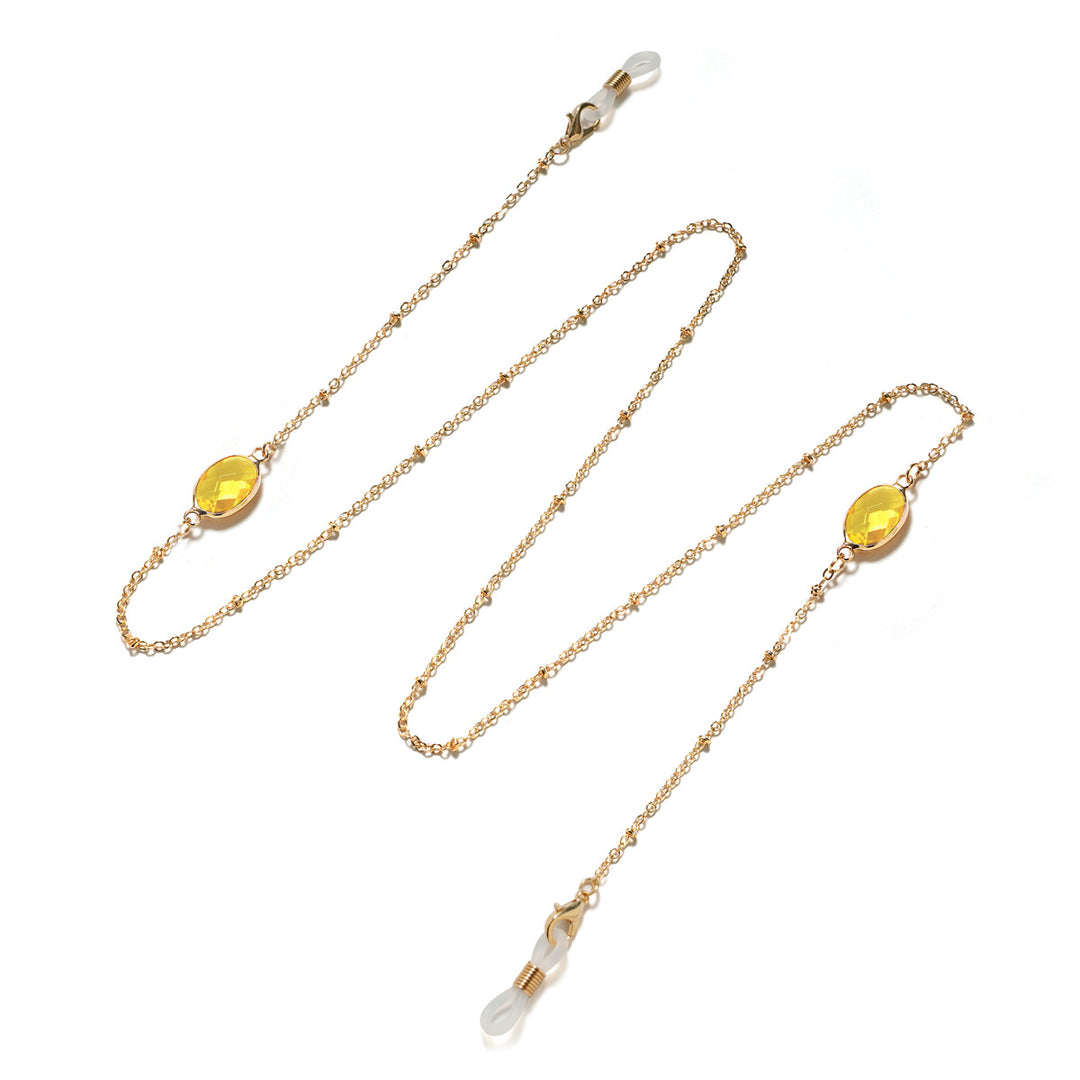 Elegant Gemstone-Embellished Eyewear Holder kalsten
