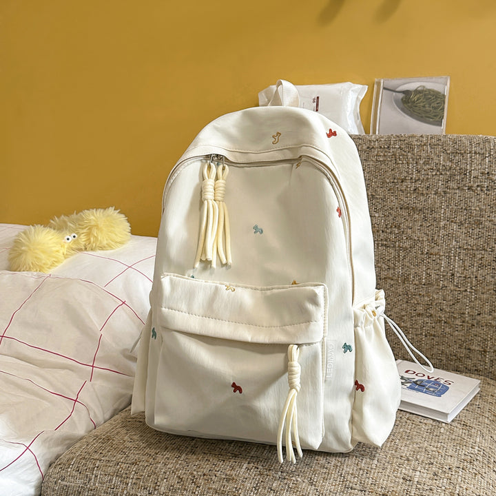 Stylish Floral-Embellished Backpack Kalsten