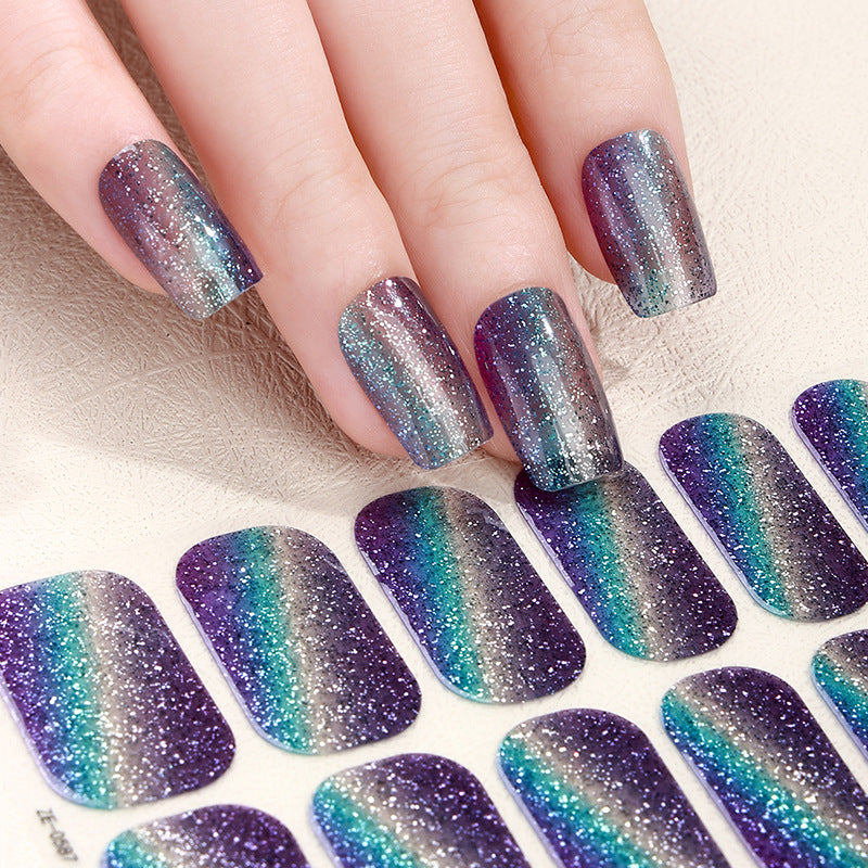 Glitter Gradient Nail Wraps