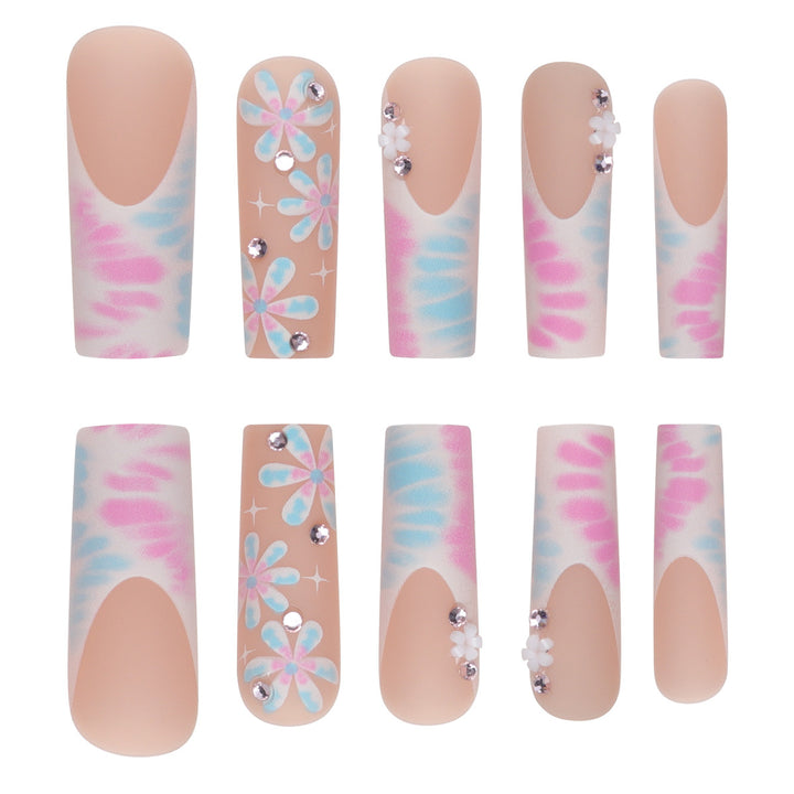 Artfully Designed Long Press-On Nails Kalsten