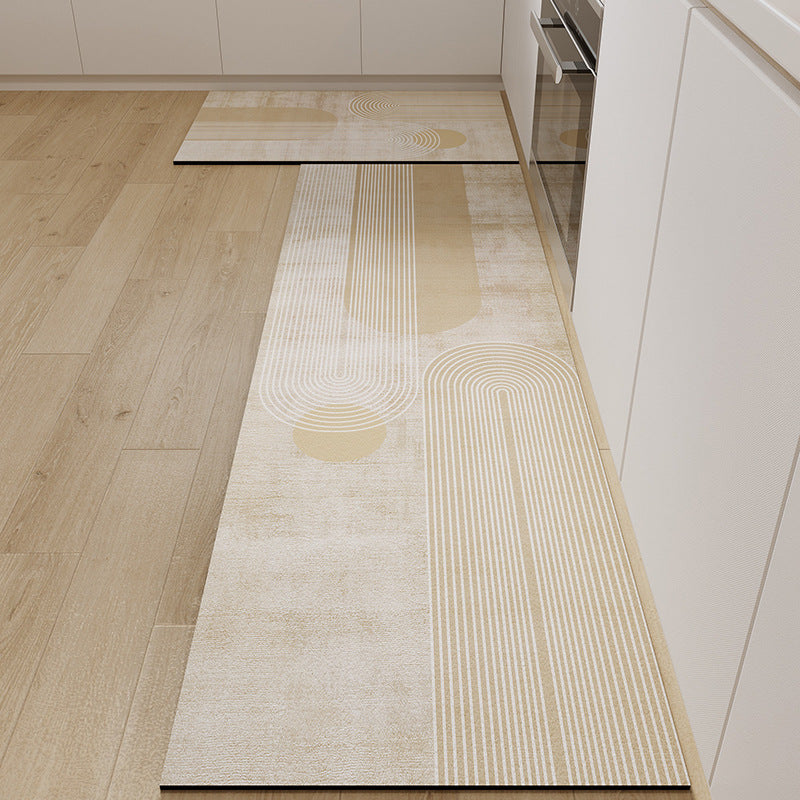 Abstract Pattern Kitchen Runner Mat