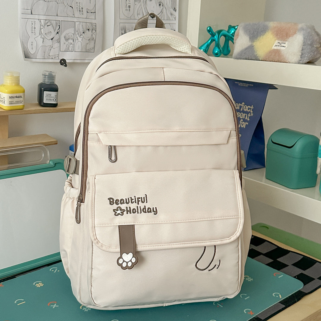 Cute Illustrated Patterned Backpack Kalsten
