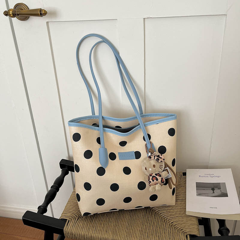 Polka Dot Casual Tote Bag