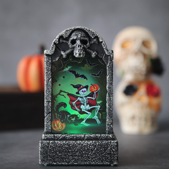 Decorative LED Haunted Graveyard Lantern Kalsten