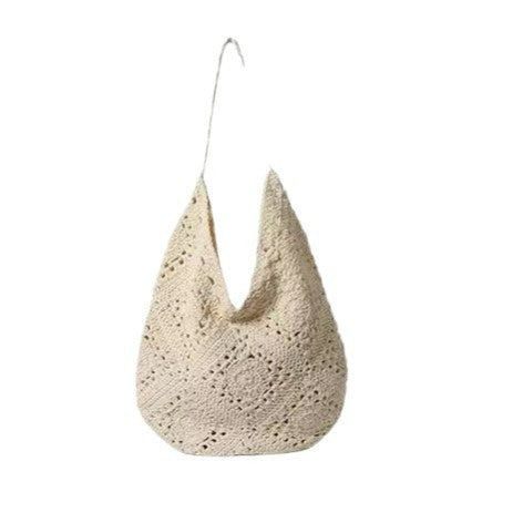 Hand-knotted macrame shoulder bag Kalsten