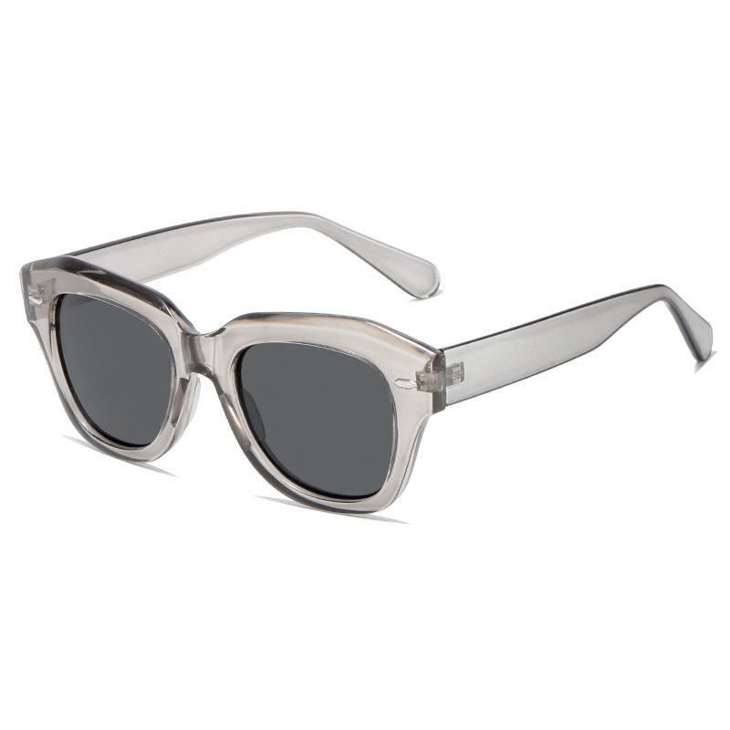 Women stylish sunglasses in modern design with transparent frame Kalsten