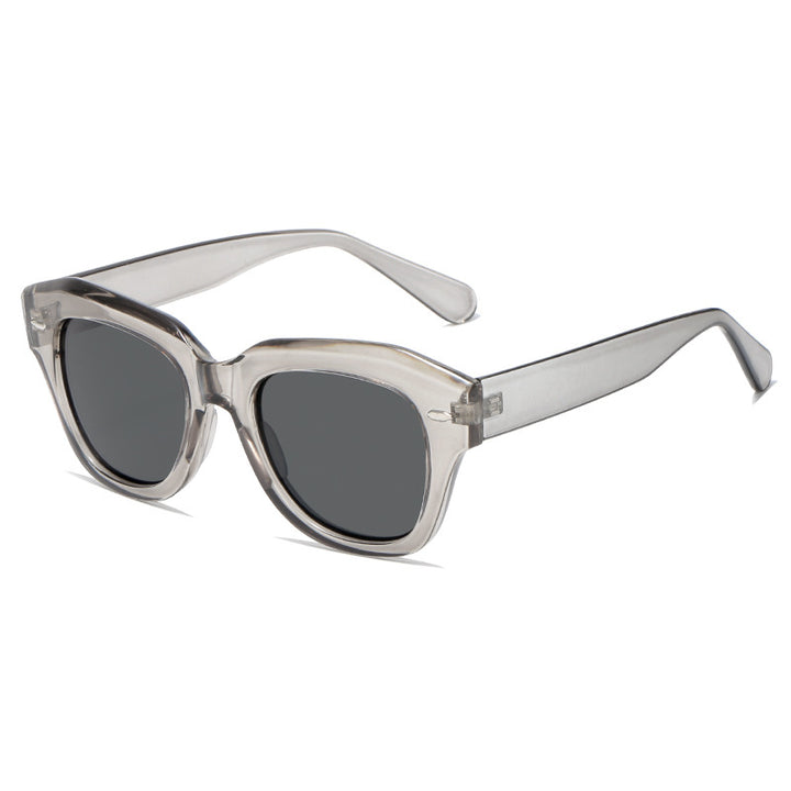 Women stylish sunglasses in modern design with transparent frame Kalsten
