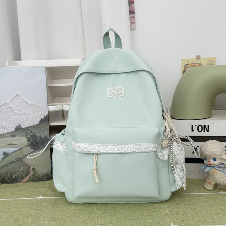 Adorable Lace-Trimmed Backpack Kalsten