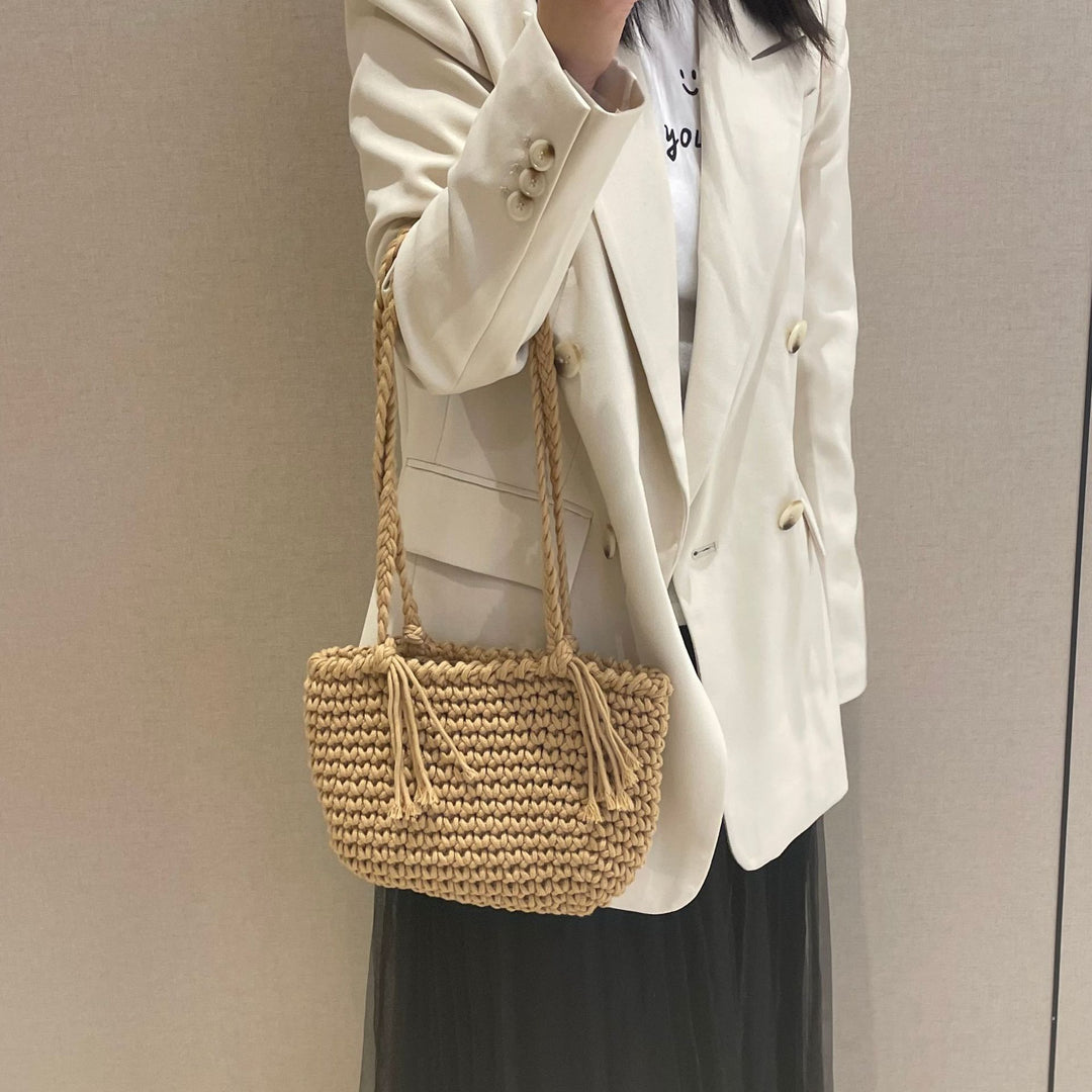 Hand-knotted shoulder bag Kalsten