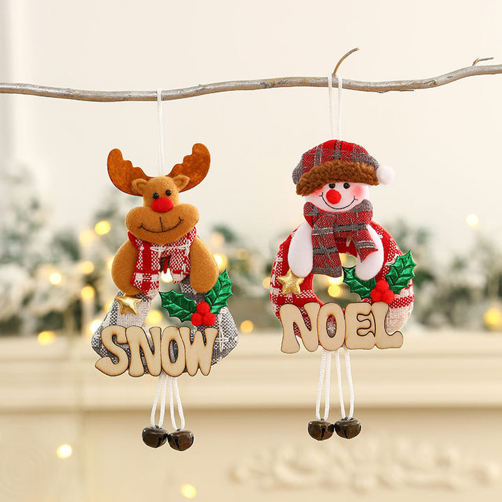 Decorative Christmas Snowman Wreath Kalsten