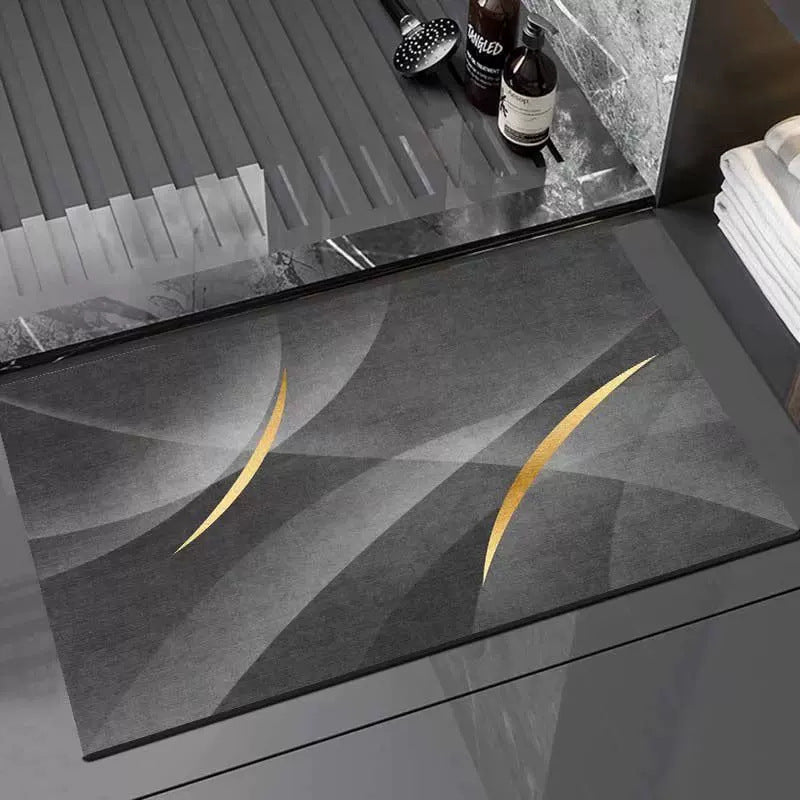 Geometric Pattern Bathroom Mat Kalsten