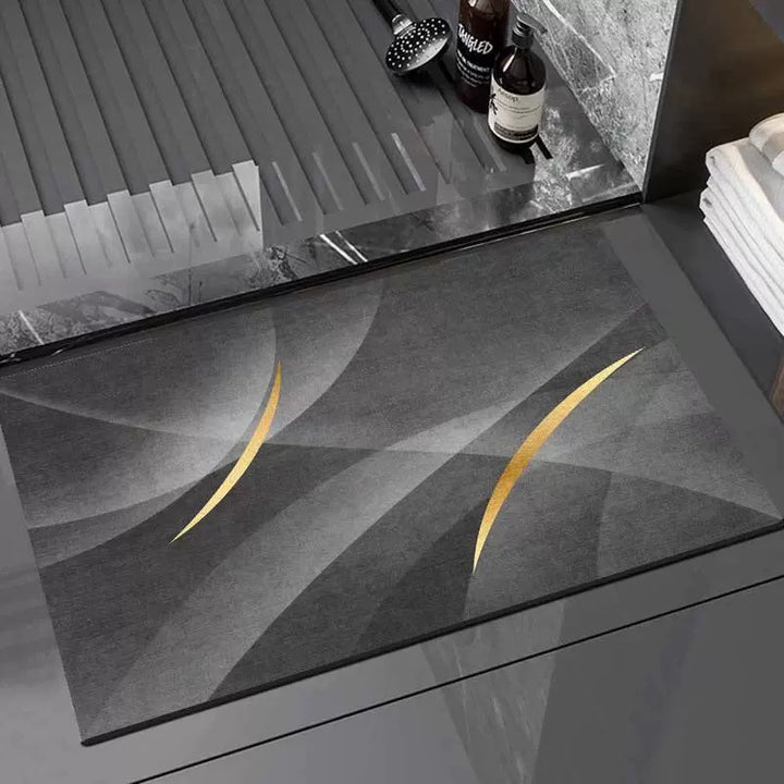 Geometric Pattern Bathroom Mat Kalsten