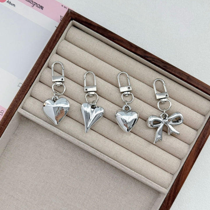 Heart-Shaped Clip-On Keychain Kalsten