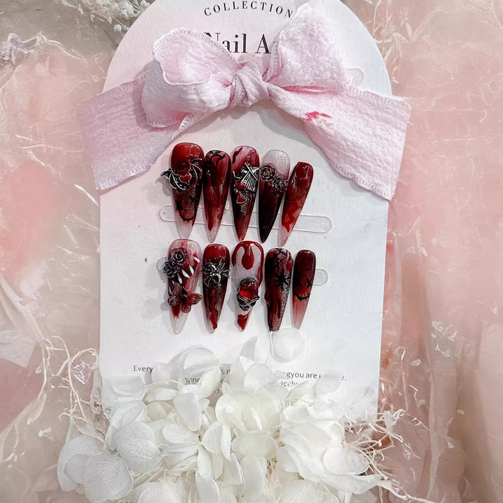 Artistic Press-On Nail Set
