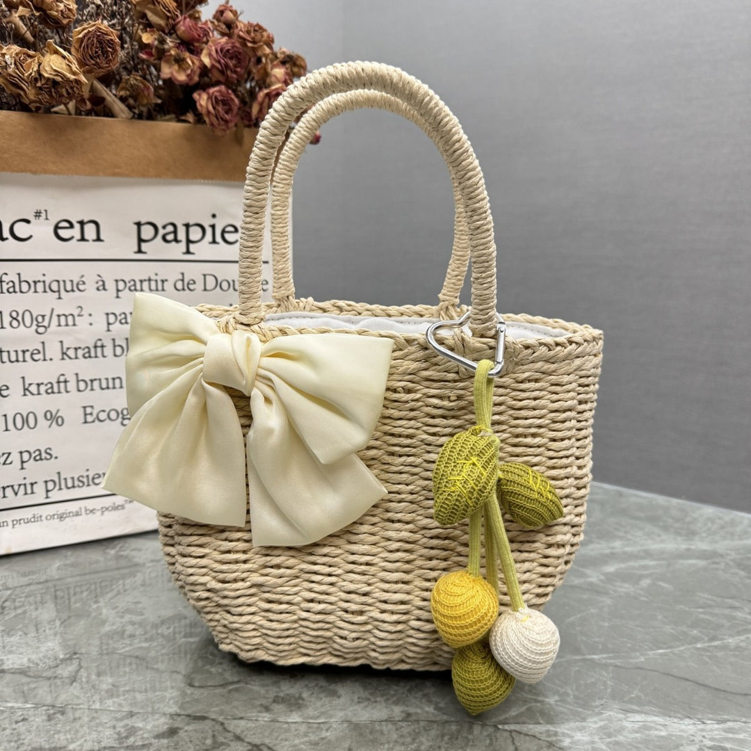 Playful Rattan Handbag Kalsten