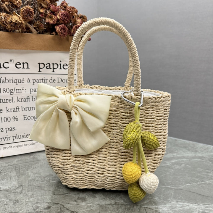 Playful Rattan Handbag Kalsten