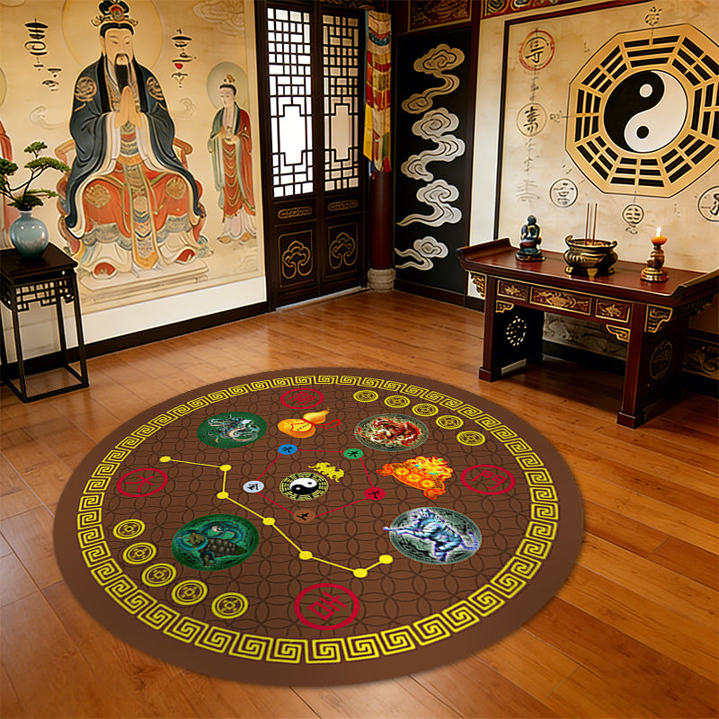 Round Feng Shui Area Rug