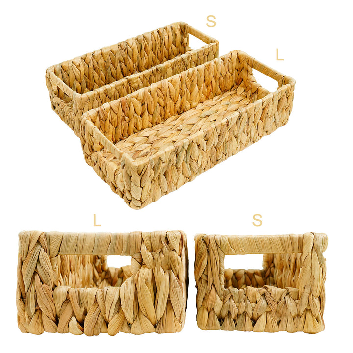 Handwoven Natural Fiber Storage Tray Kalsten