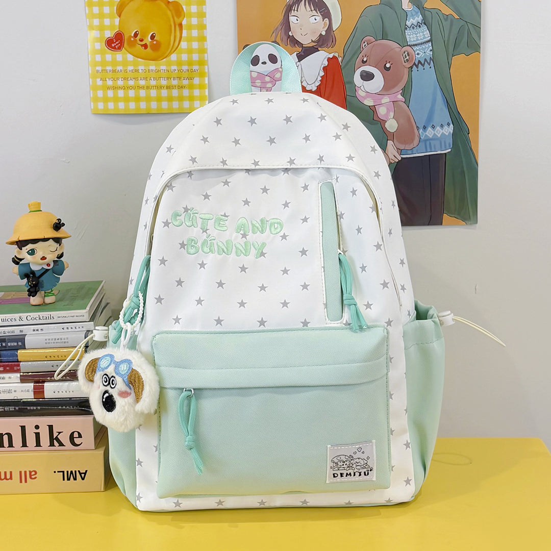 Cute Animal-Themed Canvas Backpack Kalsten