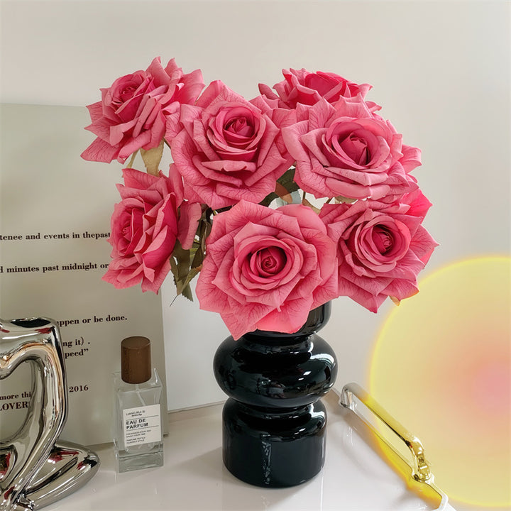 Faux Rose Flower Arrangement