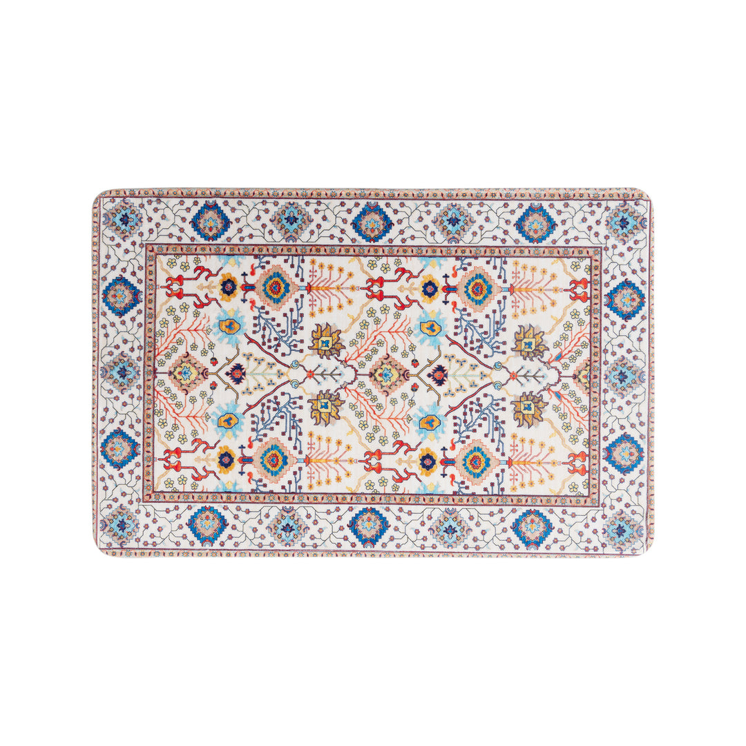 decorative Boho runner rug with fringes