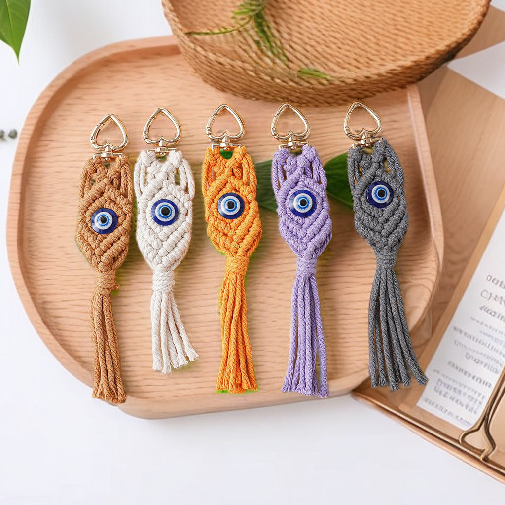 Decorative Macrame Keychain Holder Kalsten