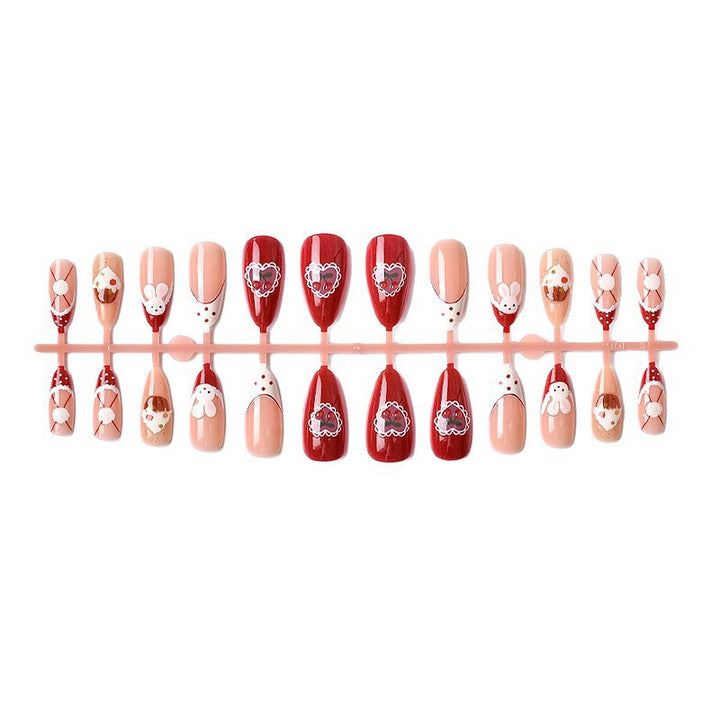 Whimsical Themed Press-On Nail Art Set